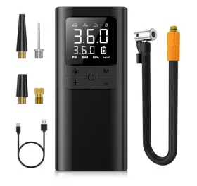 8016 Aal Tire Inflator Portable Air Compressor 150psi Pump For Car&bike&ball