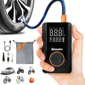 Achansfam L9-pro L9 Pro Tire Inflator Portable Air Compressor 150psi Cordless Bike Pump Elec