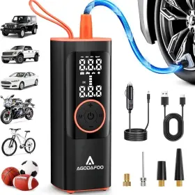 Zbh-001 Agodafoo Tire Inflator Portable Air Compressor 4x Faster 150 Psi Inflation Pump For