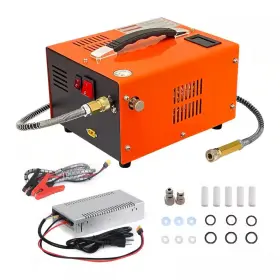 Ahfiwaso 313019677690 Pcp 4500psi Portable Electric Air Compressor Manual-stop 12v Dc/110v Ac With Pow