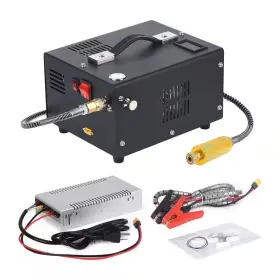 Ahfiwaso 313094845809 Pcp 4500 Psi Portable Electric Air Compressor 30 Mpa Powered By Car 12v Dc Or Ho