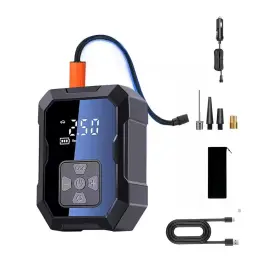 Ahfiwaso 445035041018 Cordless Tire Inflator 150 Psi Portable Electric Air Compressor With Real-time P