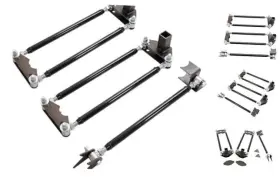 Vc-0222 Ainuosen Llc 4 Link Rear Suspension Kit Compatible With Hot Rod Rat Truck Classic Car Air