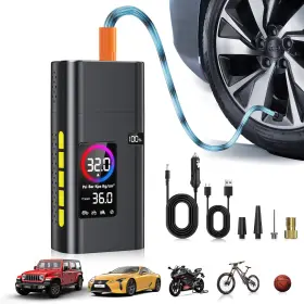 Aipoway 722898065502 180psi Tire Inflator Portable Air Compressor 26000mah