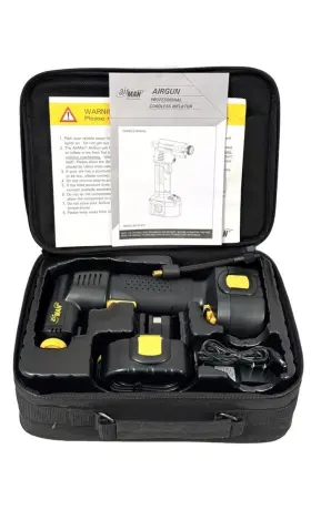 55-032-21 Airman New Airgun 55-032-21cordless Rechargeable/12v Cont. Pwr.inflator With Xtras 55-032-21 Airman New Airgun 55-032-21cordless Rechargeable/12v Cont. Pwr.inflator With Xtras