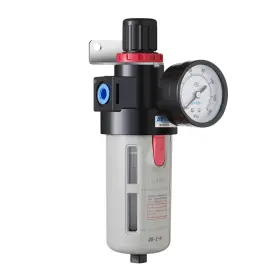 Airvexalon Bfr20002t Compressed Air Pressure Filter Regulator Airtac Bfr2000 1/4ftft Npt 0-140 Psi C