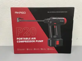 Akaso 085353679615 P20 Portable Air Compressor Pump - New In Box