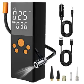 Alacoo Czk-5611 Car Tire Air Pump Portable Cordless Inflator Compressor Wi