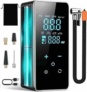 Aldf 313022984914 Portable Tire Inflator 18000mah Air Compressor 150 Psi With Touch Screen