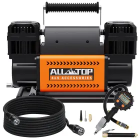 Atacr30g All-top Dual Cylinder Air Compressor With Digital Pressure Gauge Tire Inflator Kit 1
