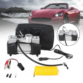 H020-002-sil Amotopart Heavy Duty Electric Air Tire Pump 12v Inflator Auto Car Truck Compressor 150psi