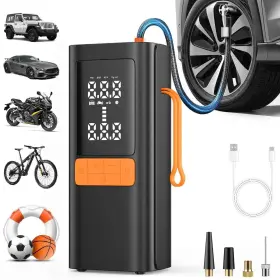 Ansmu-002 Anatason 16000mah Portable Tire Inflator Air Compressor 150psi With Led Light And Auto