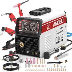 Mct-418 Andeli 110/220v Dual Voltage Cutting Welding Machine Gas Mig/flux Mig/hf Tig/stick/cold