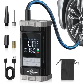 Atj-031 Aneson Cordless Tire Inflator With 150 Psi 2x Fast Portable Air Pump Di