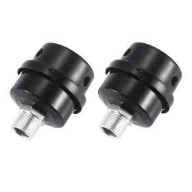 Anndason 603335515166 2 Pcs 1/2 Inch Pt 20mm Air Compressor Silencer Filter Metal Compresso