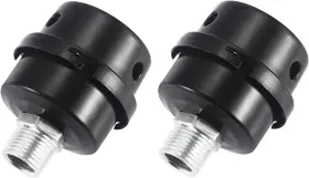 Puod2117686789 Anndason 2 Pcs 1/2 Inch Pt 20mm Air Compressor Silencer Filter Metal I