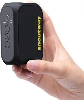 Anoutway 976297860693 Mini Electric Pump Bike Cordless Tire Inflator Fast Charging 120psi