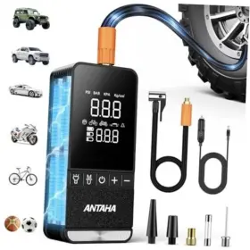 Antaha St16 Tire Inflator Portable Air Compressor 150 Psi Smart Pump For Car Tires