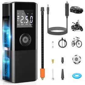 36990 Aokbon Mini Portable Air Compressor 150 Psi Rechargeable Electric Pump Dc 36990 Aokbon Mini Portable Air Compressor 150 Psi Rechargeable Electric Pump Dc