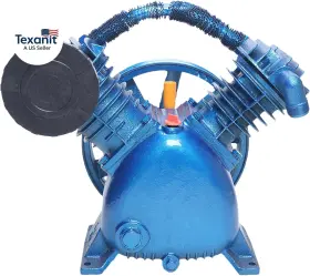 Aongslank 313032754743 5.5hp 4kw Air Compressor Pump Head 175psi V Type 2-cylinder Moto