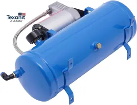 Aongslank 711181358759 150psi Dc 12v Air Compressor With 6 Liter Tank 1.6 Gallon For Train Horns Motorh
