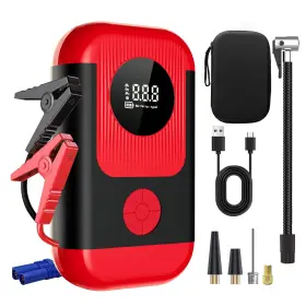 C8-lj Apexnexus Tire Inflator Portable Air Compressor And Car Jump Starter Cordless Pump W C8-lj Apexnexus Tire Inflator Portable Air Compressor And Car Jump Starter Cordless Pump W