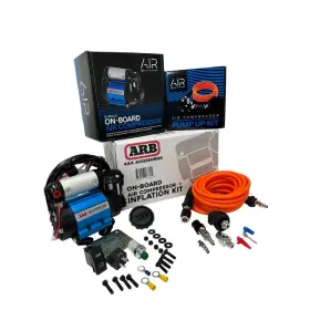 Arb 332018066794 Inflation Kit Air Compressor And Orange Hose Pump Up With Quick Fitti