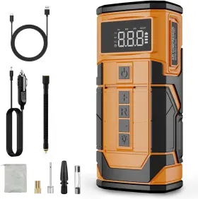 Ask-tf-2122  Ask-pac-1 Tire Inflator Portable Air Compressor 150psi Pump For Car Tires