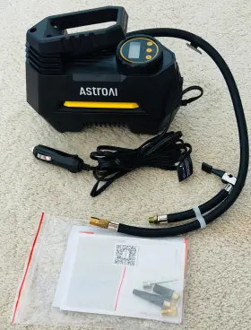 Astroai 313050438472 Tire Inflator Portable Air Compressor Pump For Car Tires -