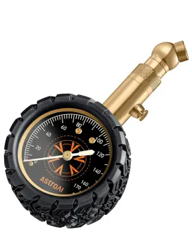 6-170 Astroai 744110204056 Tire Pressure Gauge Psi Large 2 Inch Easy Read Glow Dial