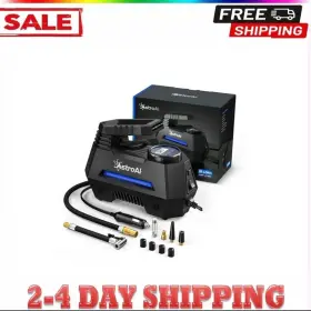 Astroai Ac230 Tire Inflator Air Compressor Portable Electric Pump Fast Inflation For Car