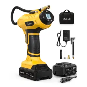 Astroai Acjy21lidcye Cordless Tire Inflator Air Compressor 20v Rechargeable Battery Powered 160psi