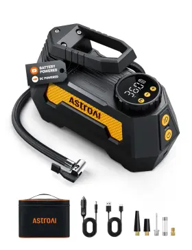 B0f2dxkdnr Astroai H2 Pro Cordless Tire Inflator 150psi Air Compressor With Dual Power Supply