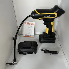 Astroai Ls40791 Yellow Black 150 Psi Portable Tire Inflator Air Compressor