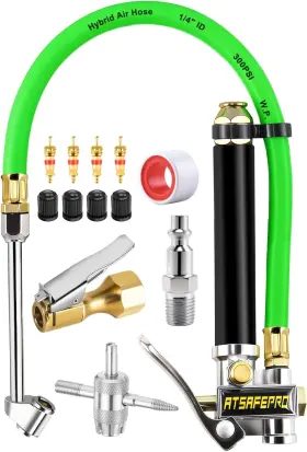At-ghi04-us Atsafepro Tire Inflator With Gauge-10-120psi 3-in-1 Inflate Deflate And Measure