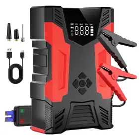 20242erfwesdg Atupen 12v Arrancador Y Compresor De Aire 150psi 2000a Con Luz Para Carro Auto Portatil