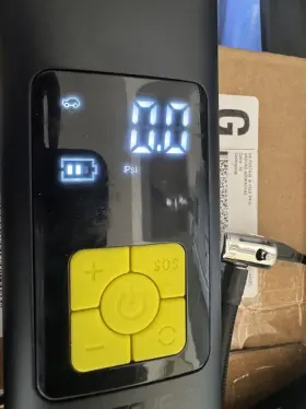 Atj-ca100 Auto Joe 140 Psi Cordless Digital Inflator Rechargeable Compact