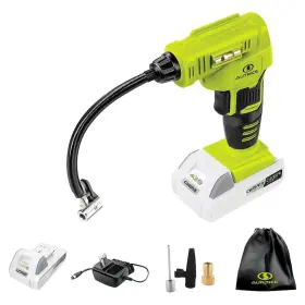 24v-ajc-max Auto Joe B0fc7zcp4j Ionmax Cordless Rapid Air Inflator Portable Compressor