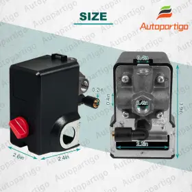 La1683 Autopartigo Pressure Switch For Campbell Hausfeld 120/240 Volt 120/155 Psi