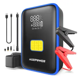 Auxpower A3000-ap Jump Starter With Air Compressor 3000a Portable Car Jumper 160psi Ti