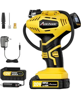 Acap005d-y Avid Power Automatic Cordless Inflator 20v Battery-new Open Box