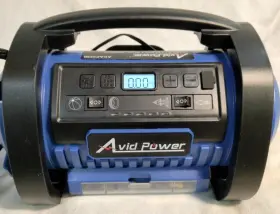 Avid Power Acap322b Black 12v Max Dc/120v Ac Air Compressor Dual Tire Pump