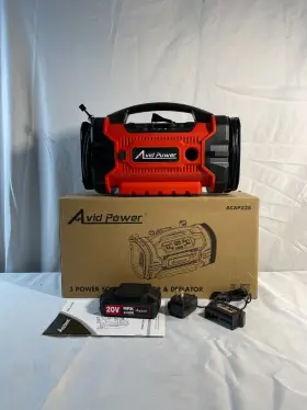 Acap328 Avid Power Red Black 160psi 3 Source Inflator And Deflator
