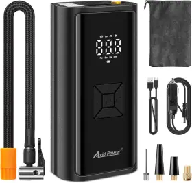 Acap335 Avid Power Portable Tire Inflator For Car Cordless Air Compressor With 4500mah Ba Acap335 Avid Power Portable Tire Inflator For Car Cordless Air Compressor With 4500mah Ba