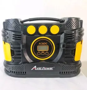 Acap366y Avid Power Dc 12v/ac 120v Dual Portable Tire Inflator 120 Psi