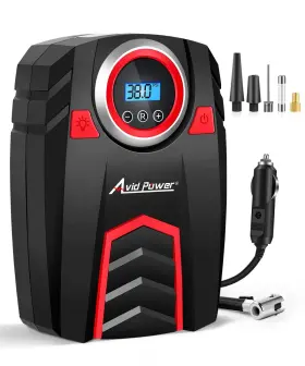 Acap600 Avid Power 12v Dc Air Compressor With Digital Pressure Gauge Car Tire Pump Led Light Au