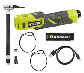 Item-986 Ball Usb Lithium Cordless Bike And Pump Inflator Kit With 2.0 Ah