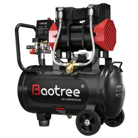 Baotree 631060186443 10gal Portable Ultra Quiet Air Compressor Max 115psi 2hp 8.76cfm 70db Oil-fr