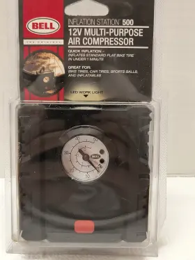 7059760 Bell Sports Inflation Station 500 Plastic/steel Air Compressor Black Vg