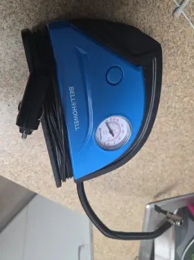 Bh1289 Bell Howell 12v Dc Portable Air Compressor With Led Worklight 300psi For Car Bike